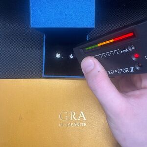 VVS1 Moissanite Stud Earrings with GRA Certificate